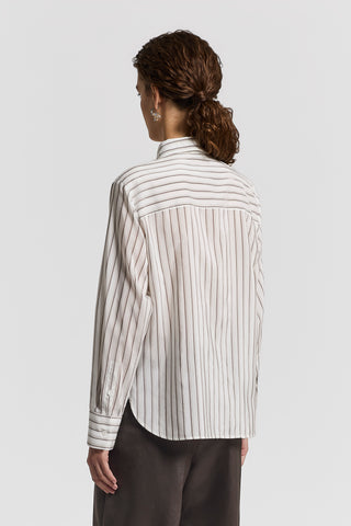 Silk and cotton organza shirt