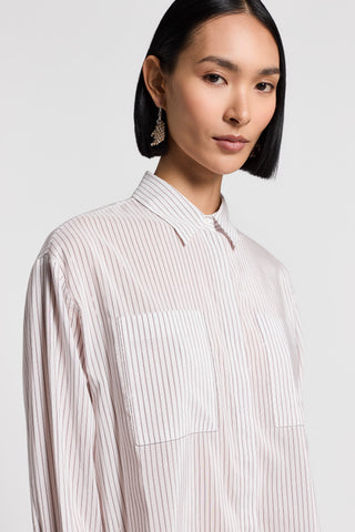 Silk and cotton organza shirt