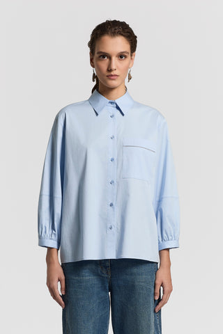 Sail-hand cotton shirt