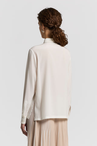 Silk crepe de chine shirt