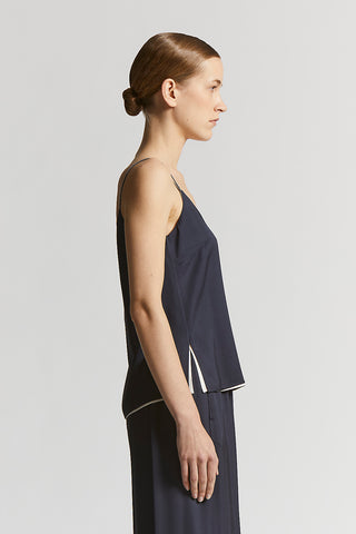Viscose satin top