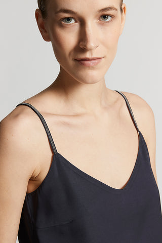 Viscose satin top