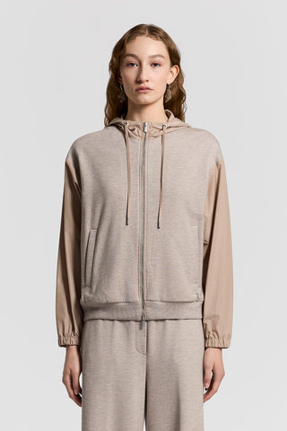 Angelina lurex and cotton sweatshirt