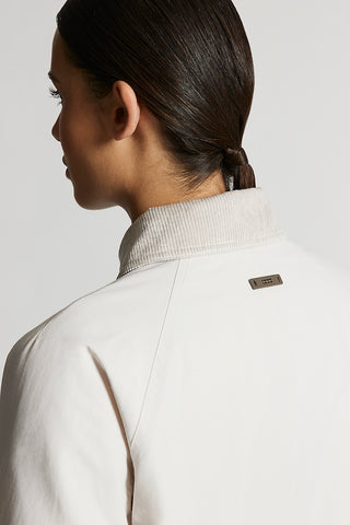 Cotton and nylon canvas jacket