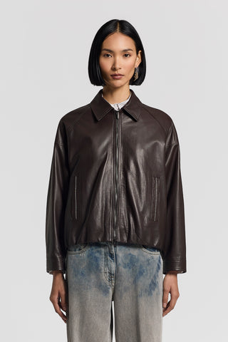 Nappa lambskin jacket