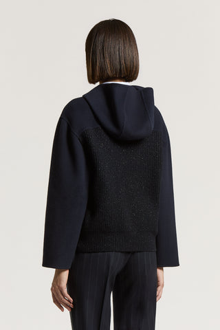 Cashmere wool-blend jacket