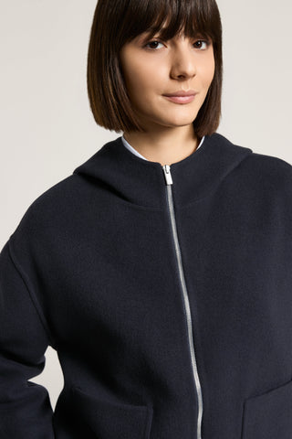 Cashmere wool-blend jacket