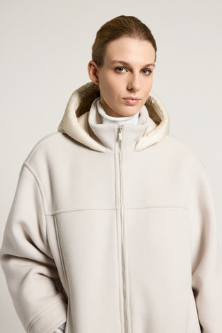 Cashmere and wool-blend jacket