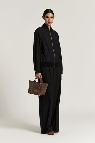Two-way stretch wool jacket