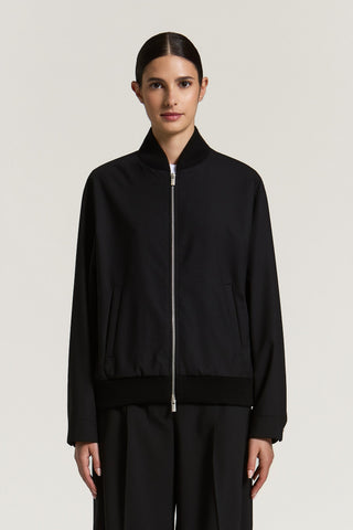 Two-way stretch wool jacket