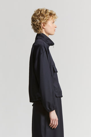 100% wool gabardine sweatshirt