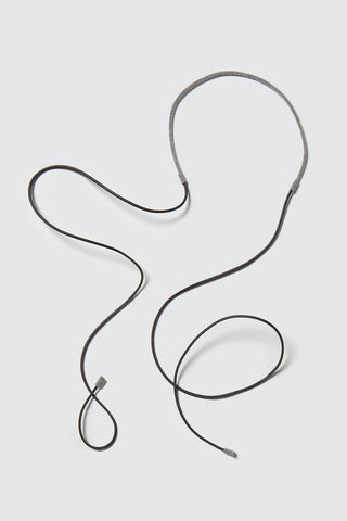 Slim genuine leather belt