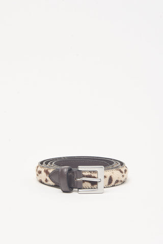 Genuine leather belt