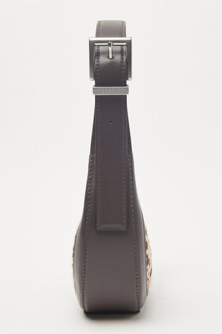 Genuine leather moonbag