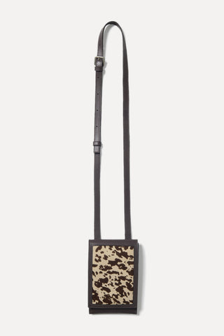 Genuine leather phone holder