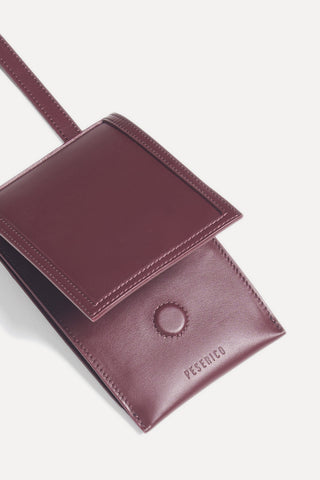 Porte-téléphone en cuir véritable