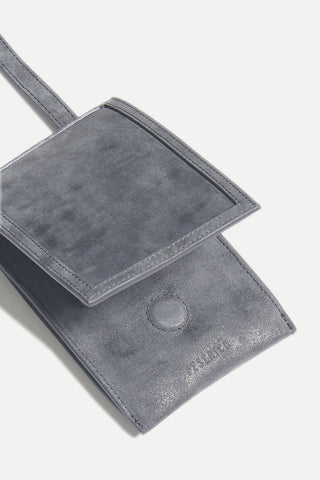 Porte-téléphone en cuir véritable
