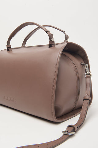 Sac mallette en cuir véritable