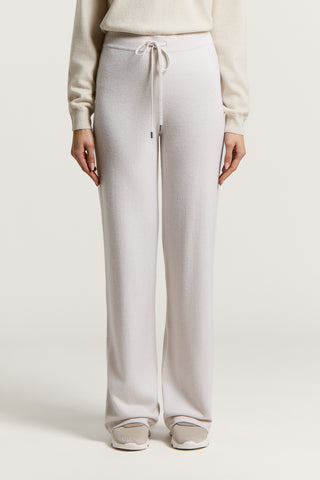 Wool, silk and cashmere trousers