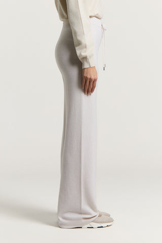 Wool, silk and cashmere trousers