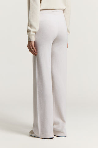 Wool, silk and cashmere trousers