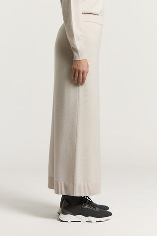 Cashmere, silk and wool skirt