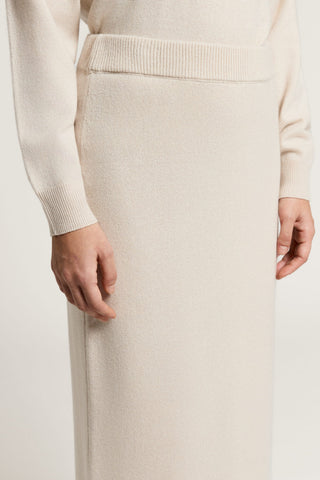 Cashmere, silk and wool skirt