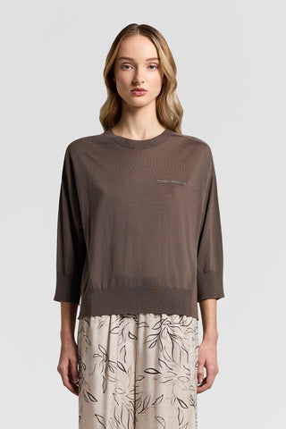 Pure wool yarn sweater