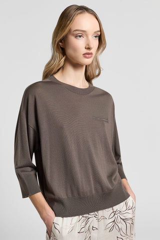 Pure wool yarn sweater