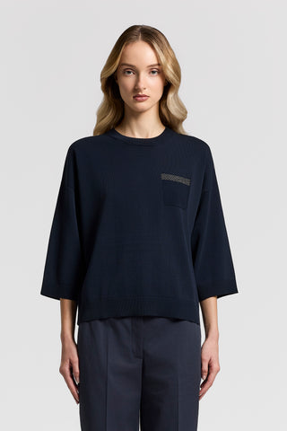 Pure cotton yarn sweater