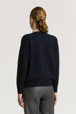 Pull en laine, soie et cachemire
