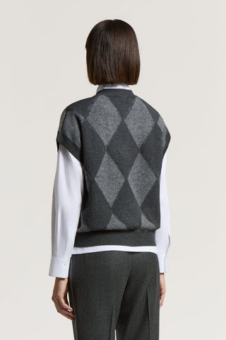 Pullover aus einer Mischung aus Alpaka und Schurwolle