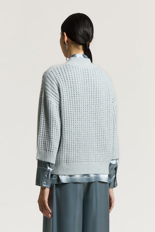 Alpaca, wool and mohair sweater