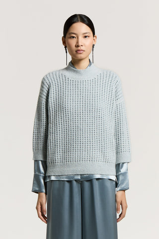 Alpaca, wool and mohair sweater