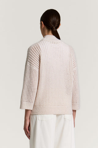 Pullover aus Alpaka, Wolle und Mohair