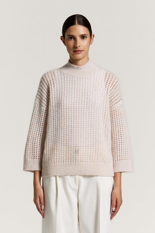 Pullover aus Alpaka, Wolle und Mohair