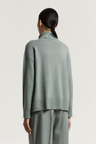 Pull en laine, soie et cachemire