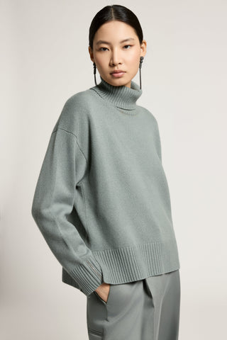 Pull en laine, soie et cachemire