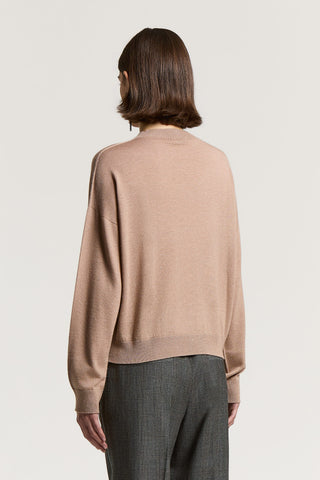 Pullover aus Wolle und Lurex