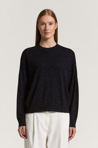 Pullover aus Wolle und Lurex