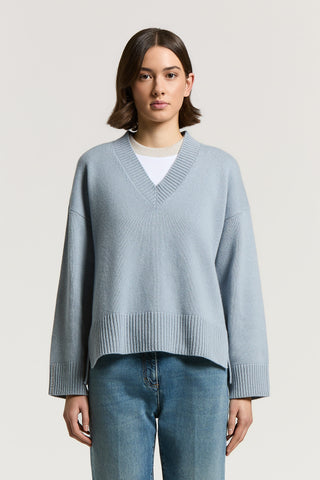 Pull en laine, soie et cachemire
