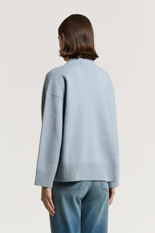 Pull en laine, soie et cachemire