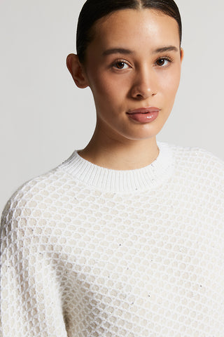 Wool and Alpaca cordonet jumper