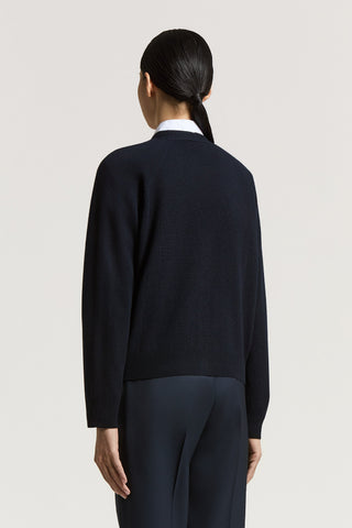 Wool, silk and cashmere cardigan