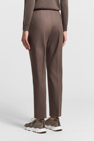 Viscose cotton cigarette trousers