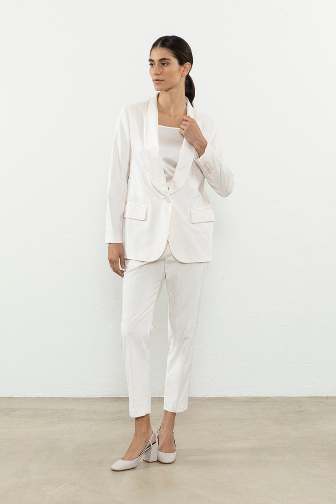 Corduroy tuxedo blazer  