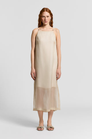 Silk gazar dress