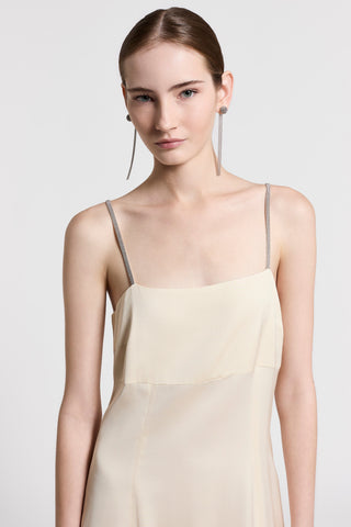 Womens viscose satin dress