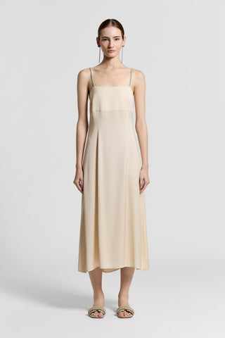 Womens viscose satin dress