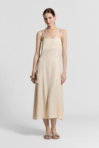 Womens viscose satin dress